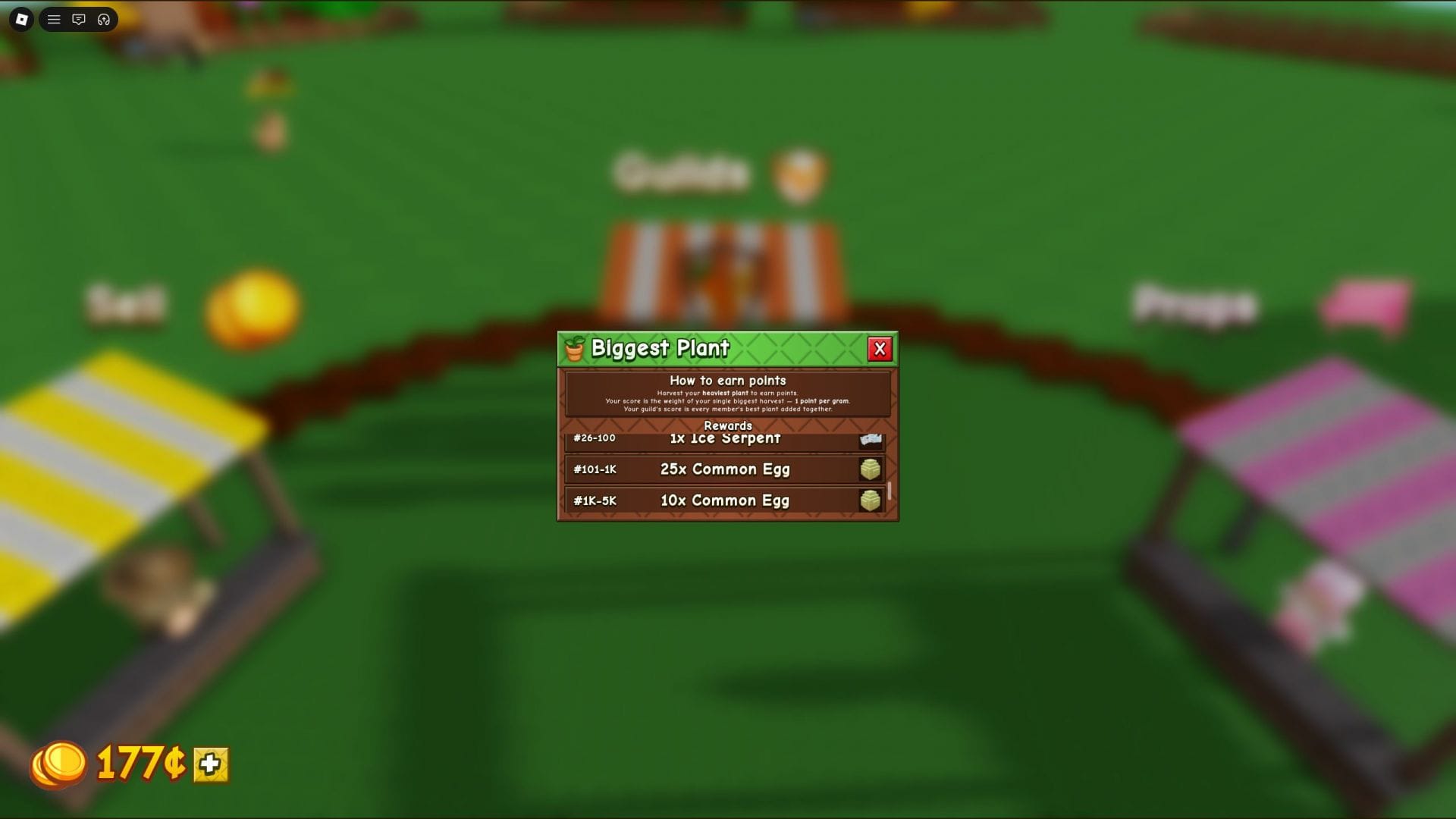 Choque ovos para ter uma pequena chance de conseguir animais de estimação grandes (imagem via Roblox)