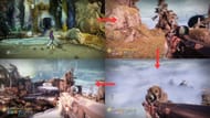 Encontre a pedra que parece fora dos limites para encontrar a plataforma invisível (Imagem via Bungie)