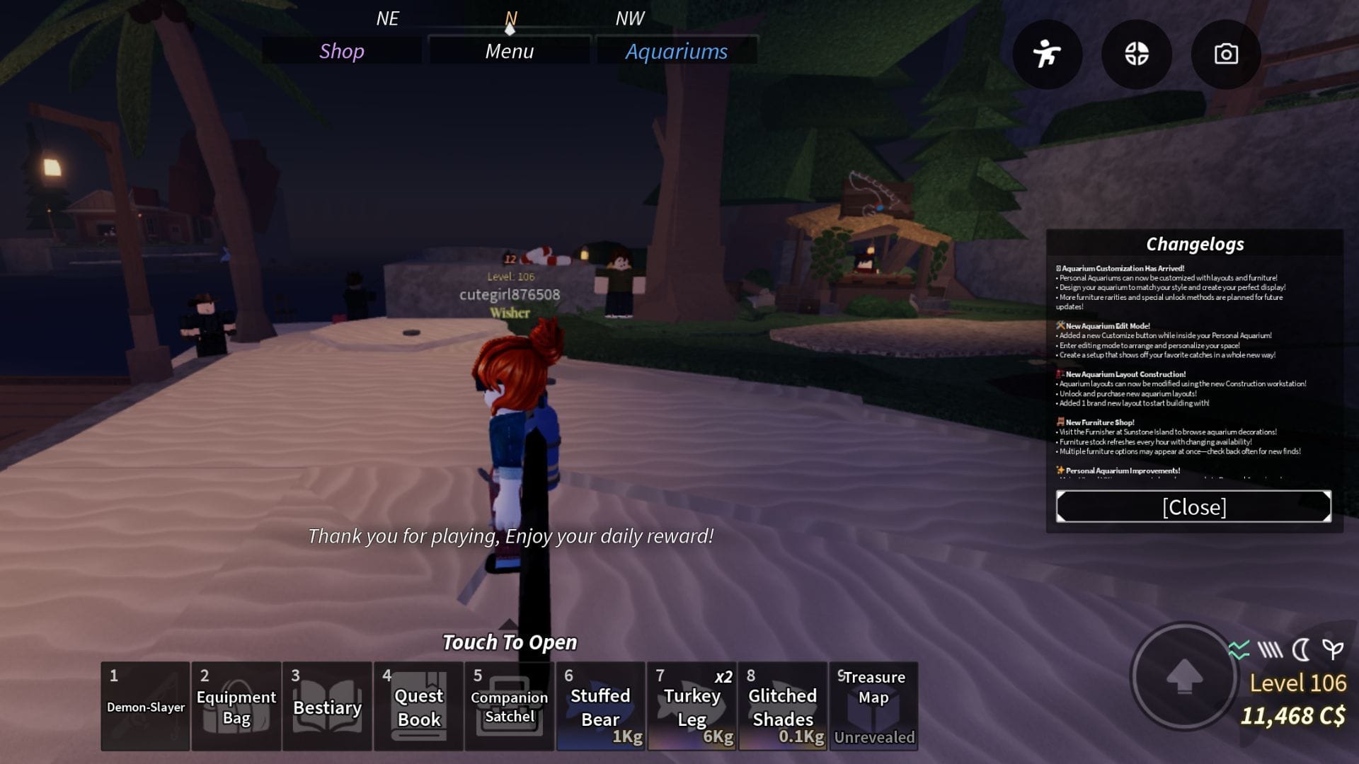 Roblox Fisch (imagem via Roblox)