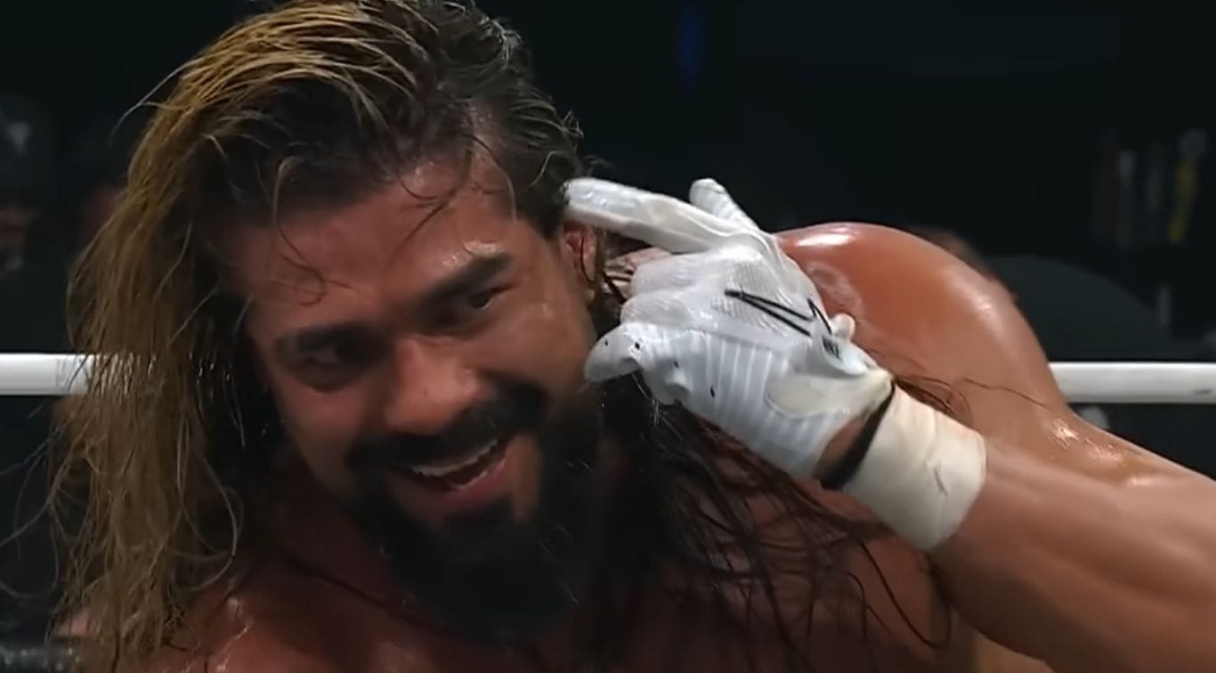 Andrade reacts to disturbing encounter with former WWE champion