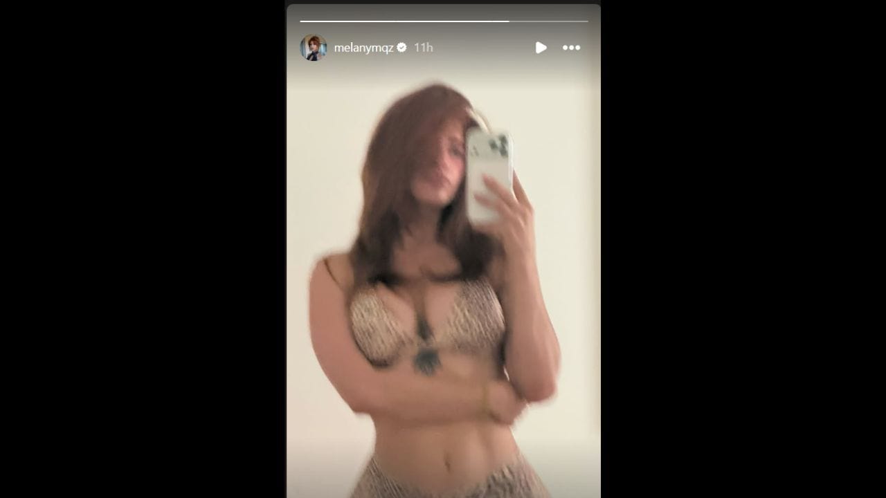 Captura de tela da história de Melany Morejon no Instagram (imagem via Instagram.com/@melanymqz IG Stories)