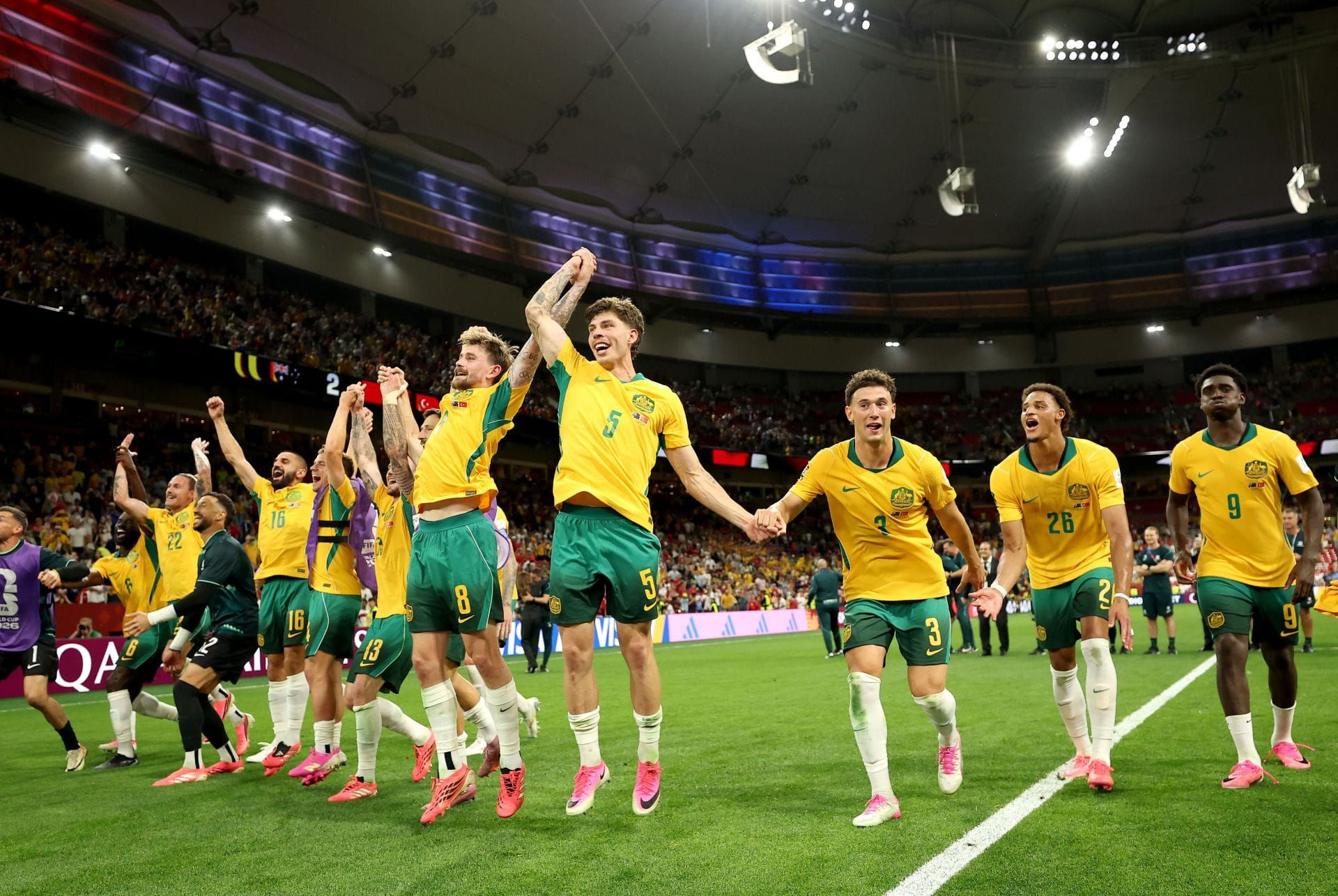 WATCH: Wild celebrations erupt in Melbourne as fans witness Australia beat Turkiye to begin 2026 FIFA World Cup campaign in style