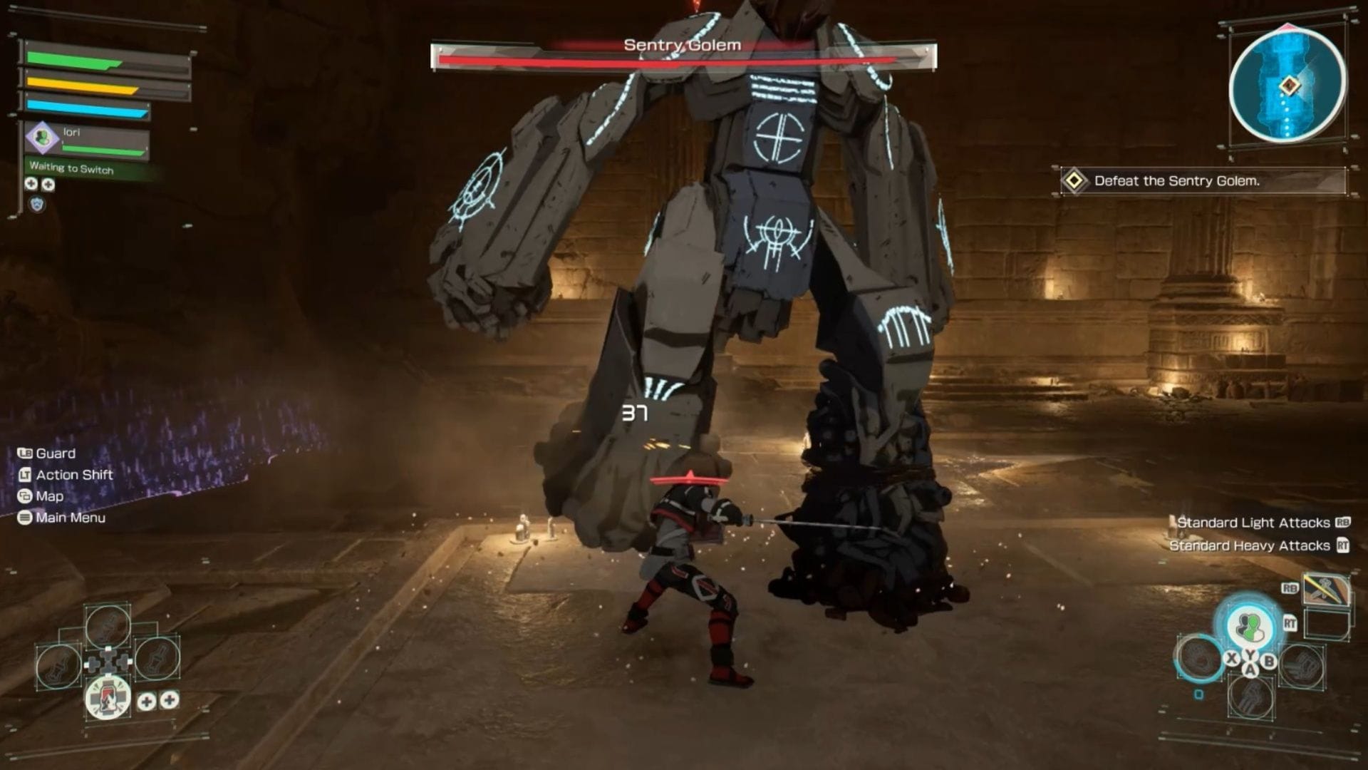 Sentry Golem (Imagem via Bandai Namco Entertainment || SK Gaming)
