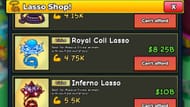 You can get Lassos from the Lasso Shop (Image via Roblox)