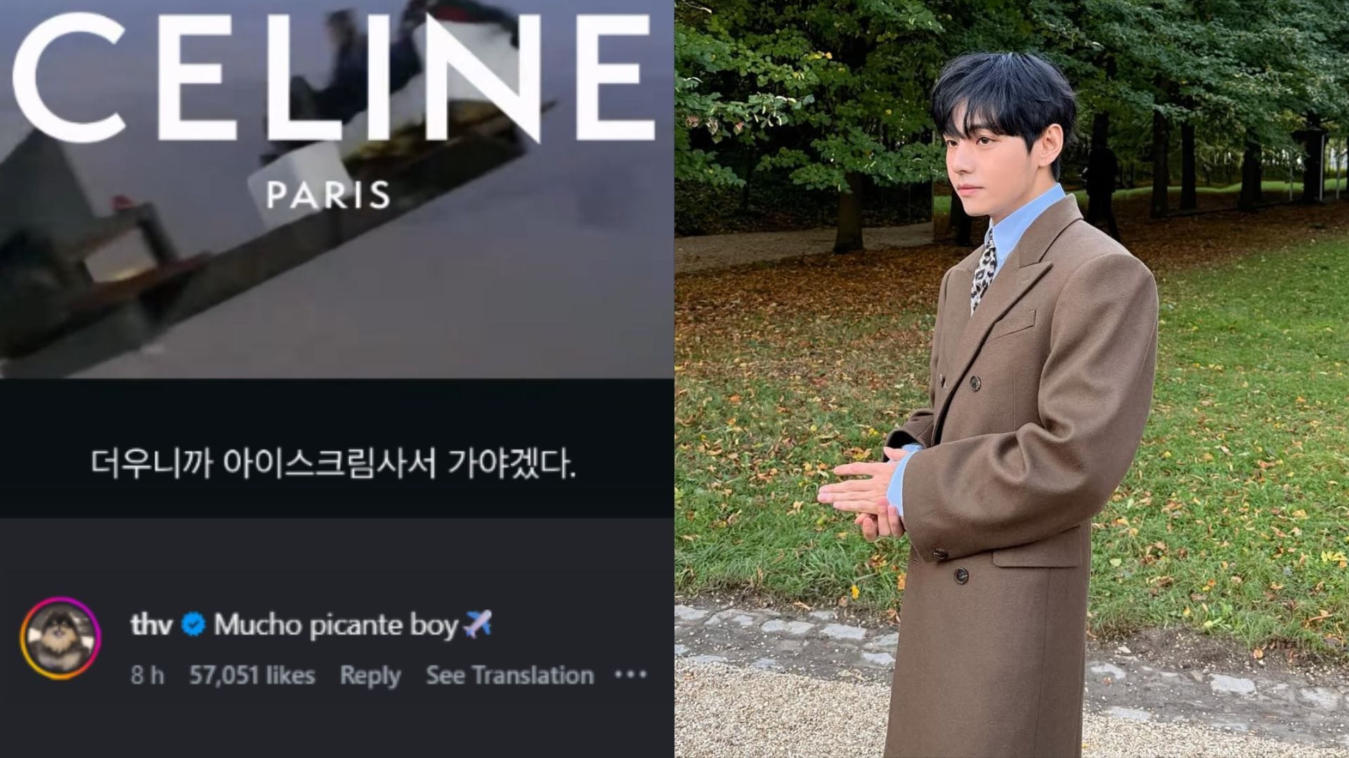 "Celine's boy is coming" - Fans thrilled as BTS' Taehyung confirms attendance at Celine Men's SS27 show