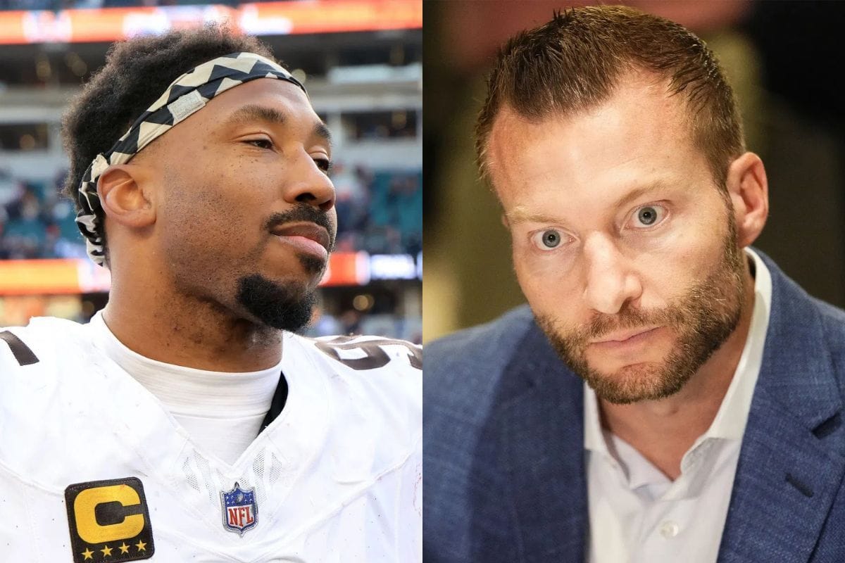 "Sean McVay is outta here after this year": Bomani Jones reacts to Rams trading for Myles Garrett in blockbuster move