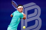Daniel Altmaier da Alemanha durante o Bitpanda Hamburg Open em Hamburgo, Alemanha. (Foto de Getty Images)