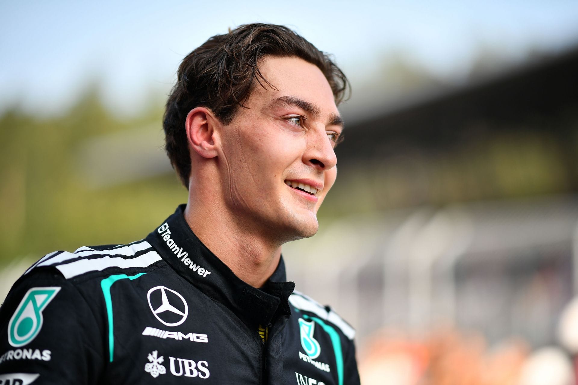George Russell da Mercedes no Grande Prêmio da Áustria - Fonte: Getty