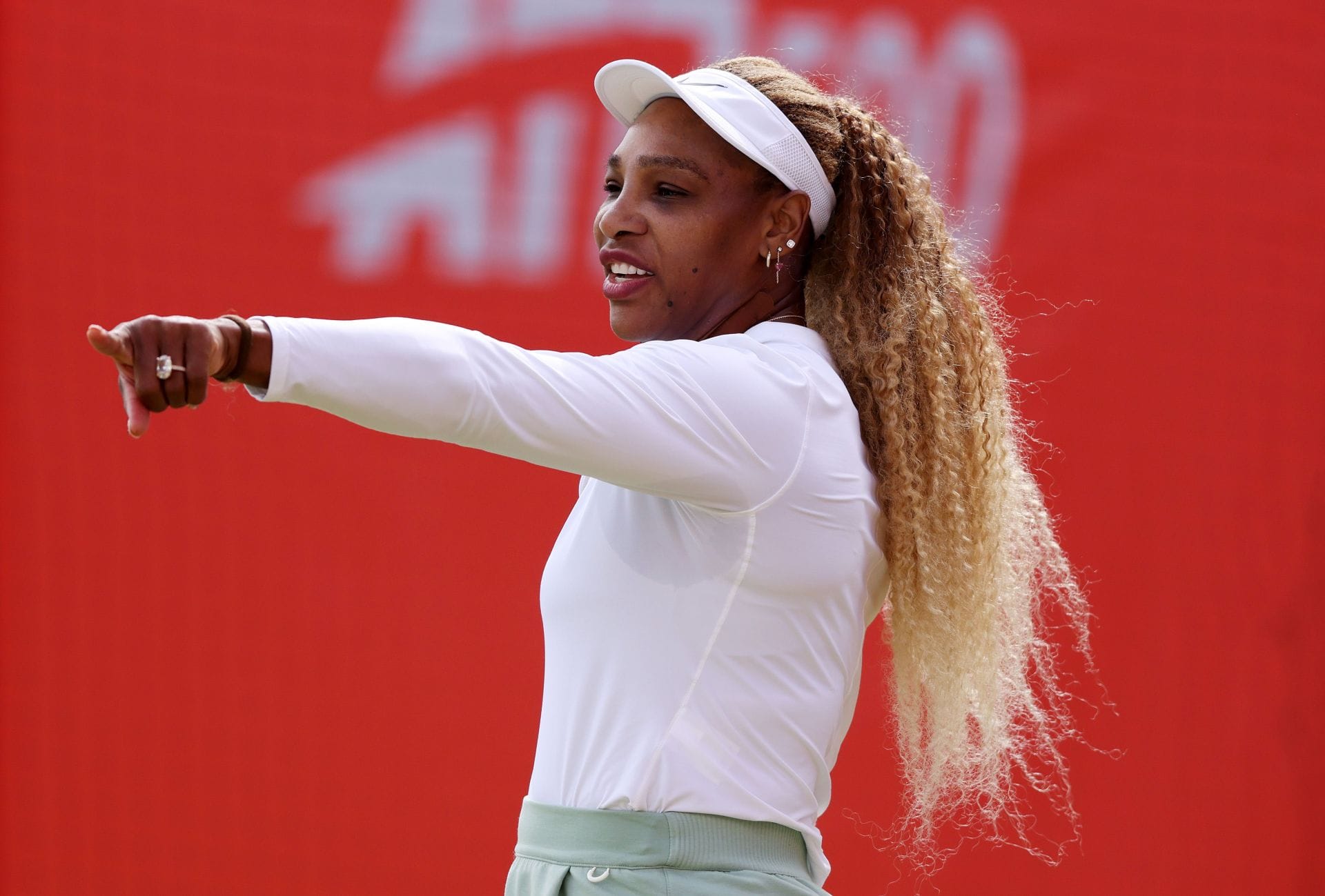 Serena Williams fotografada no Campeonato HSBC de 2026 | Fonte da imagem: Getty