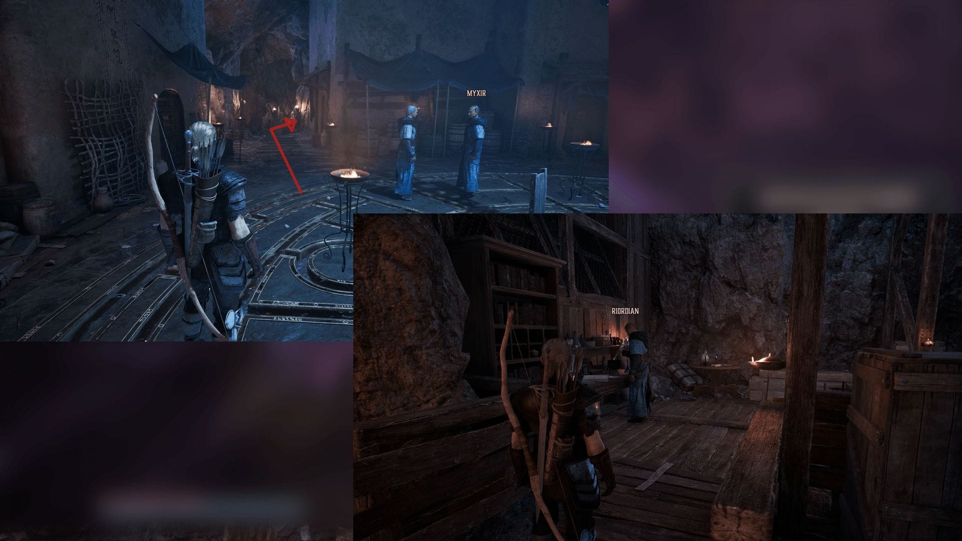 Riordian pode ser encontrado na área de alojamento dos Magos da Água no Novo Acampamento (Imagem via Alkimia Interactive)
