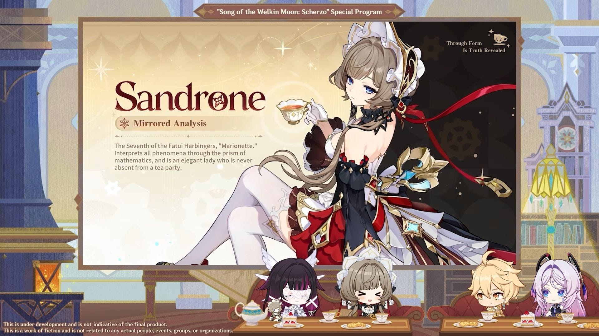 Sandrone (imagem via HoYoverse)