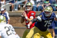 Futebol da NCAA: Jogo Notre Dame Blue-Gold Spring - Fonte: Imagn