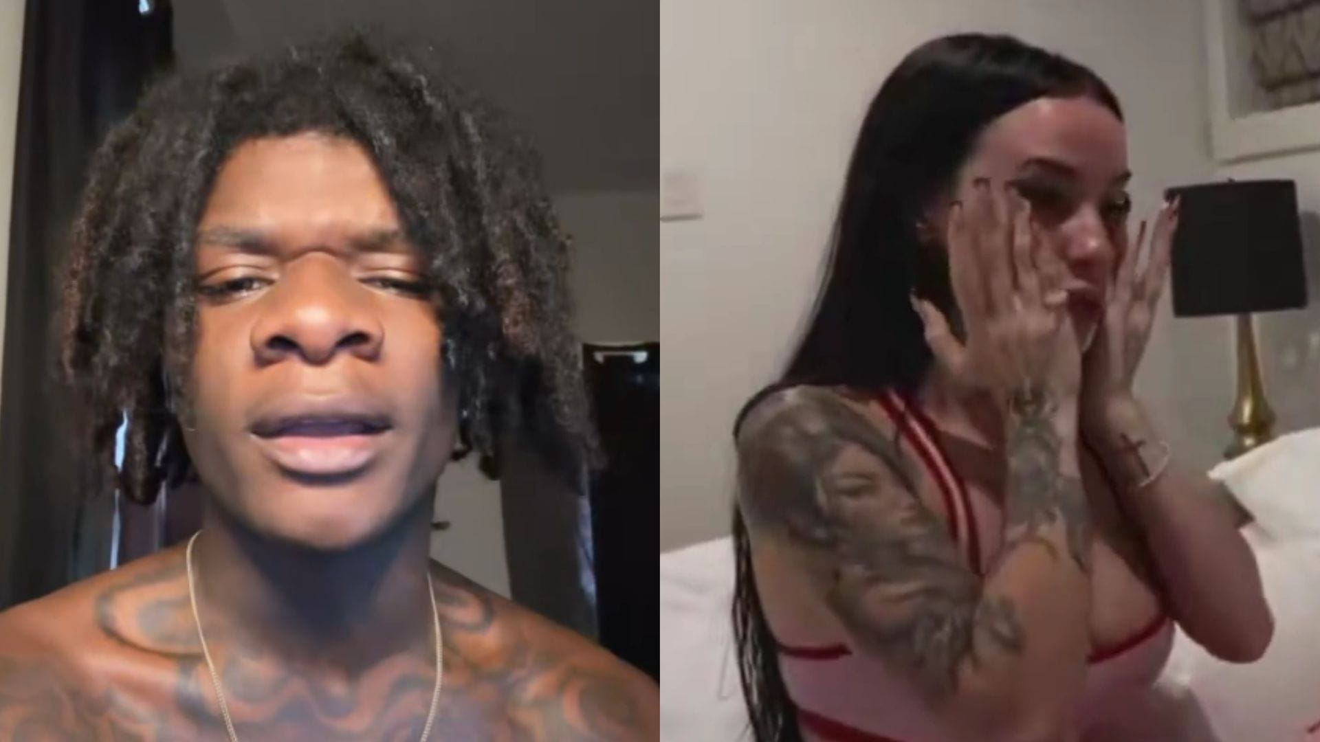 Kick streamer TreyLiving threatens to assault single mother's child on Ice Poseidon's show