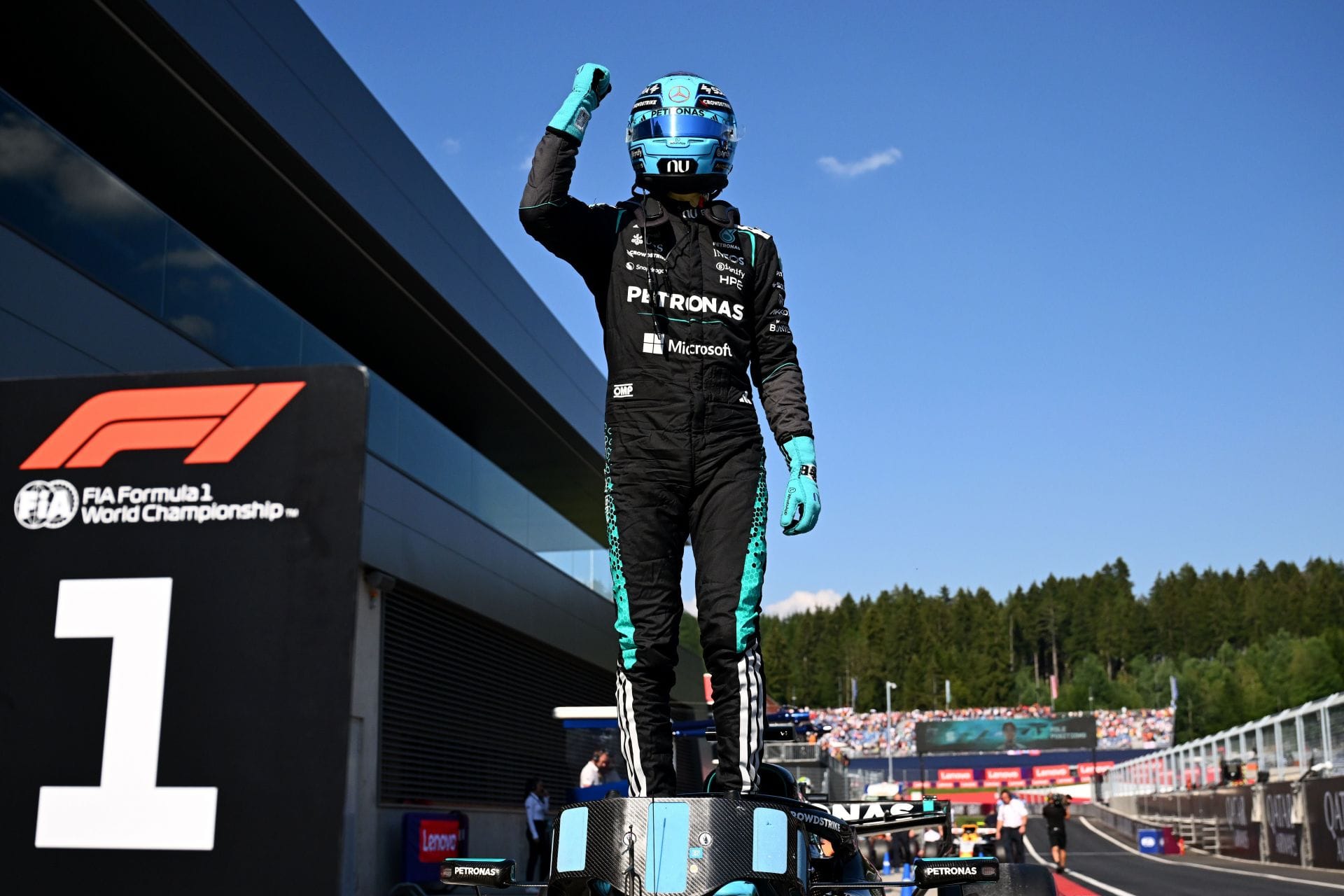 "That’s only because he’s British": Fans react as George Russell survives investigation and keeps pole position for the F1 Austrian GP
