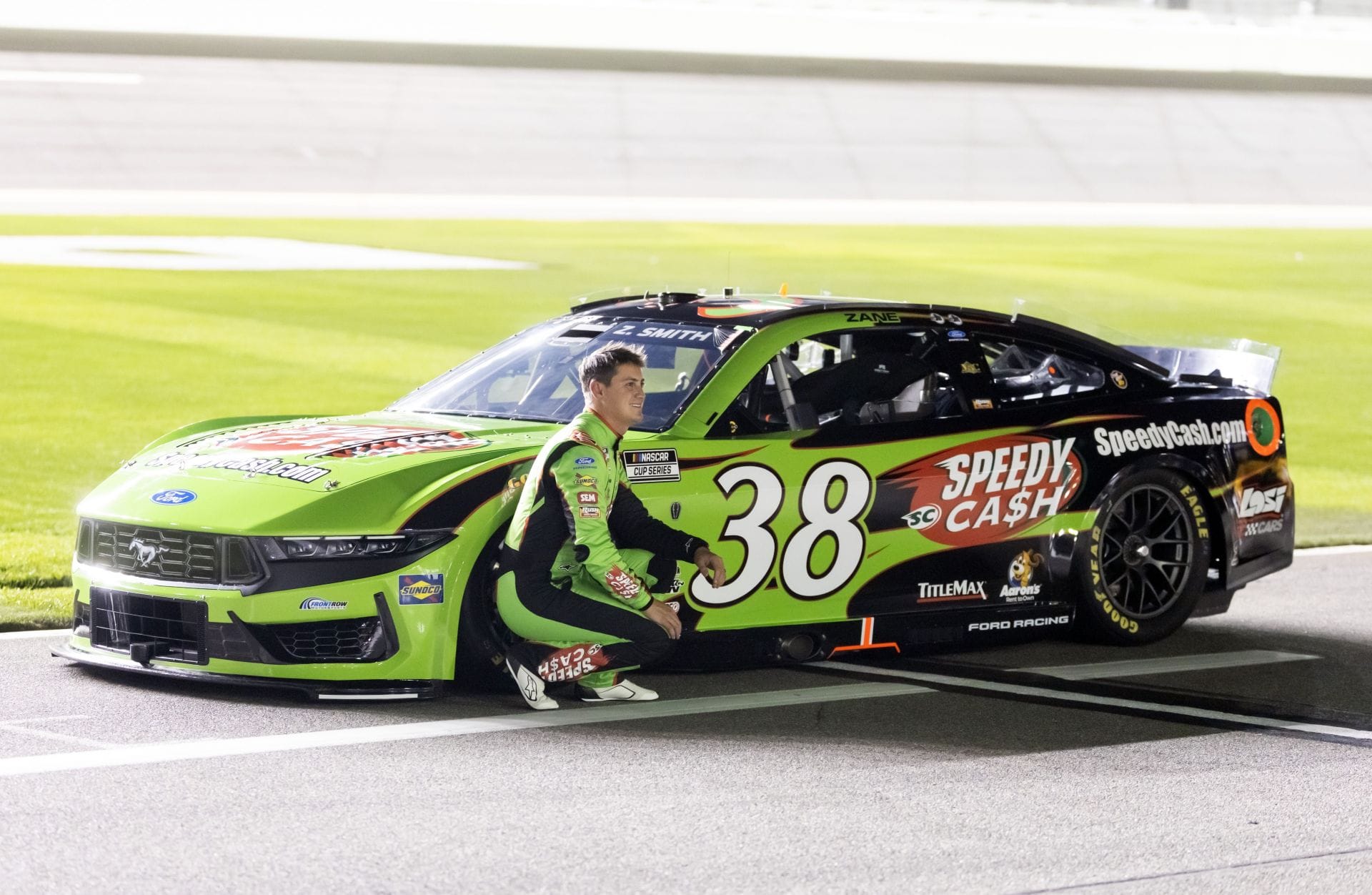 Zane Smith no Daytona International Speedway em 11 de fevereiro de 2026. - Fonte: Imagn