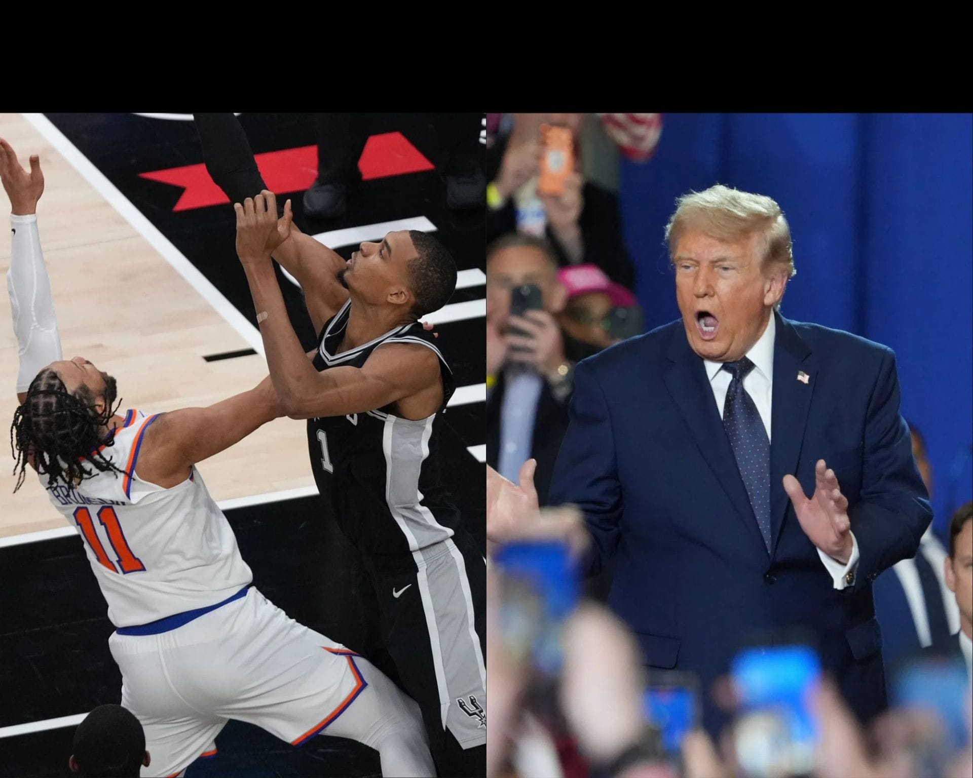 Ex-Michael Jordan Teammate Drops Wry Donald Trump 'Greeting' Message To Knicks Fans After Reports Of President Appearing For Game 3 At MSG