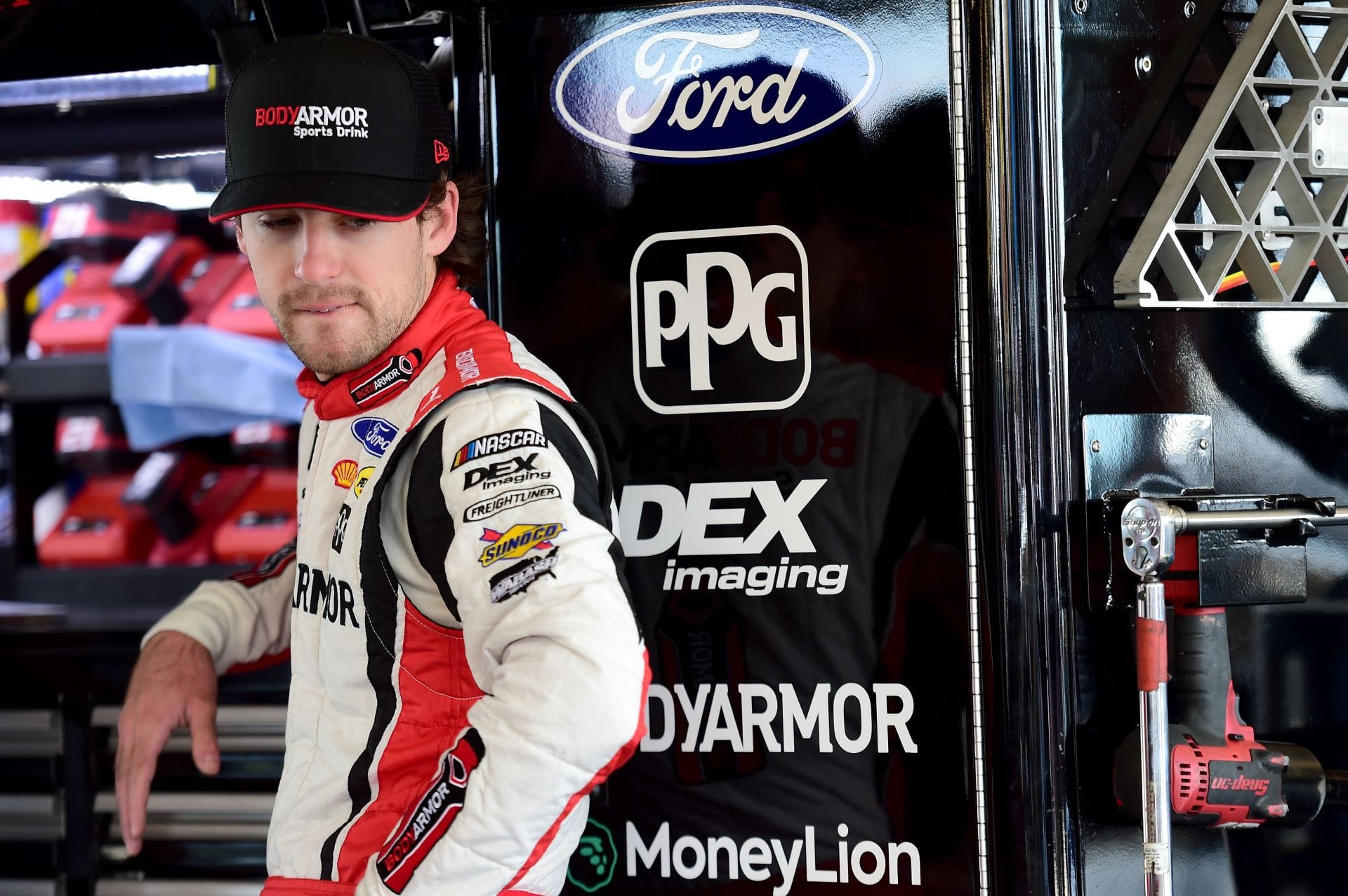 Ryan Blaney no Chicagoland Speedway em 29 de junho de 2019 em Joliet, Illinois. - Fonte: Getty