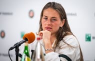 Marta Kostyuk of Ukraine at the 2026 French Open at Roland Garros in Paris, France (Photo by Robert Prange/Getty Images)