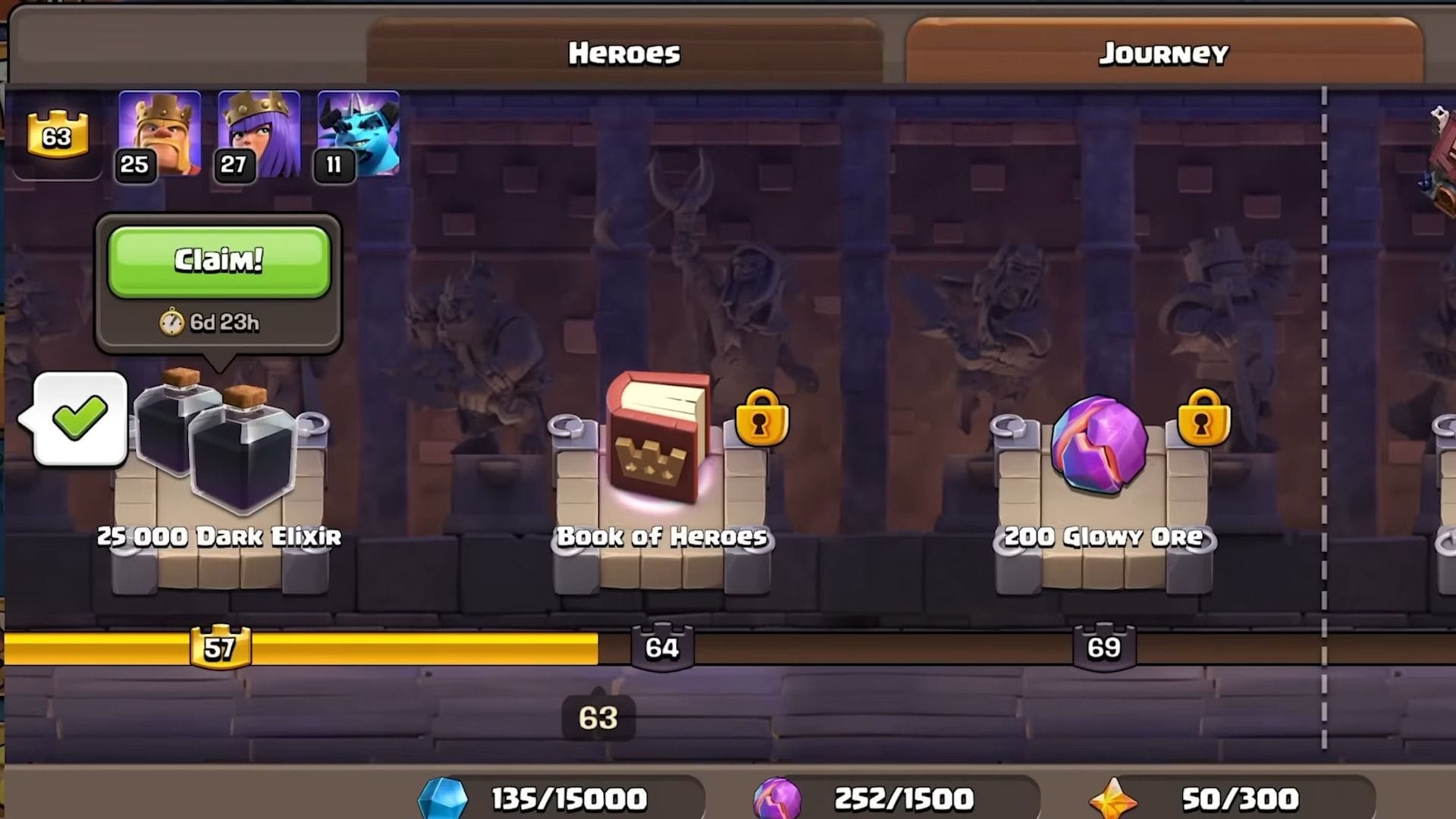 A peek at Hero Journey progression system (Image via via Supercell)