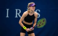 Eugenie Bouchard, do Canadá, durante o National Bank Open em Toronto, Ontário, Canadá. (Foto de Getty Images)