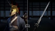 Get Kassandra's Helmet and Eivor's Excalibur for Yasuke (Image via Ubisoft)