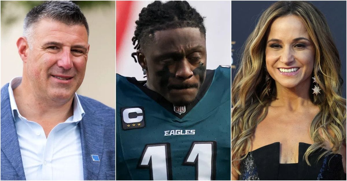 “Mike Vrabel sent Dianna Russini nudes to Nick Sirianni”: Coach Jason Brown makes massive claim as Eagles trade A.J. Brown to Patriots