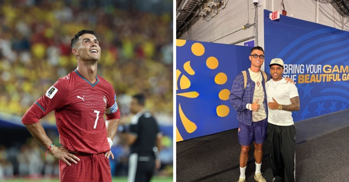 Wholesome interaction between Cristiano Ronaldo and injured Brazil star Rodrygo goes viral, interaction during FIFA World Cup surfaces
