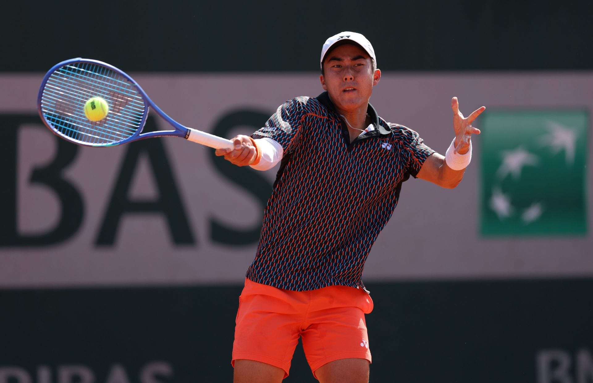 Rinky Hijikata da Austrália no Aberto da França de 2026 em Roland Garros em Paris, França. (Foto de Getty Images)