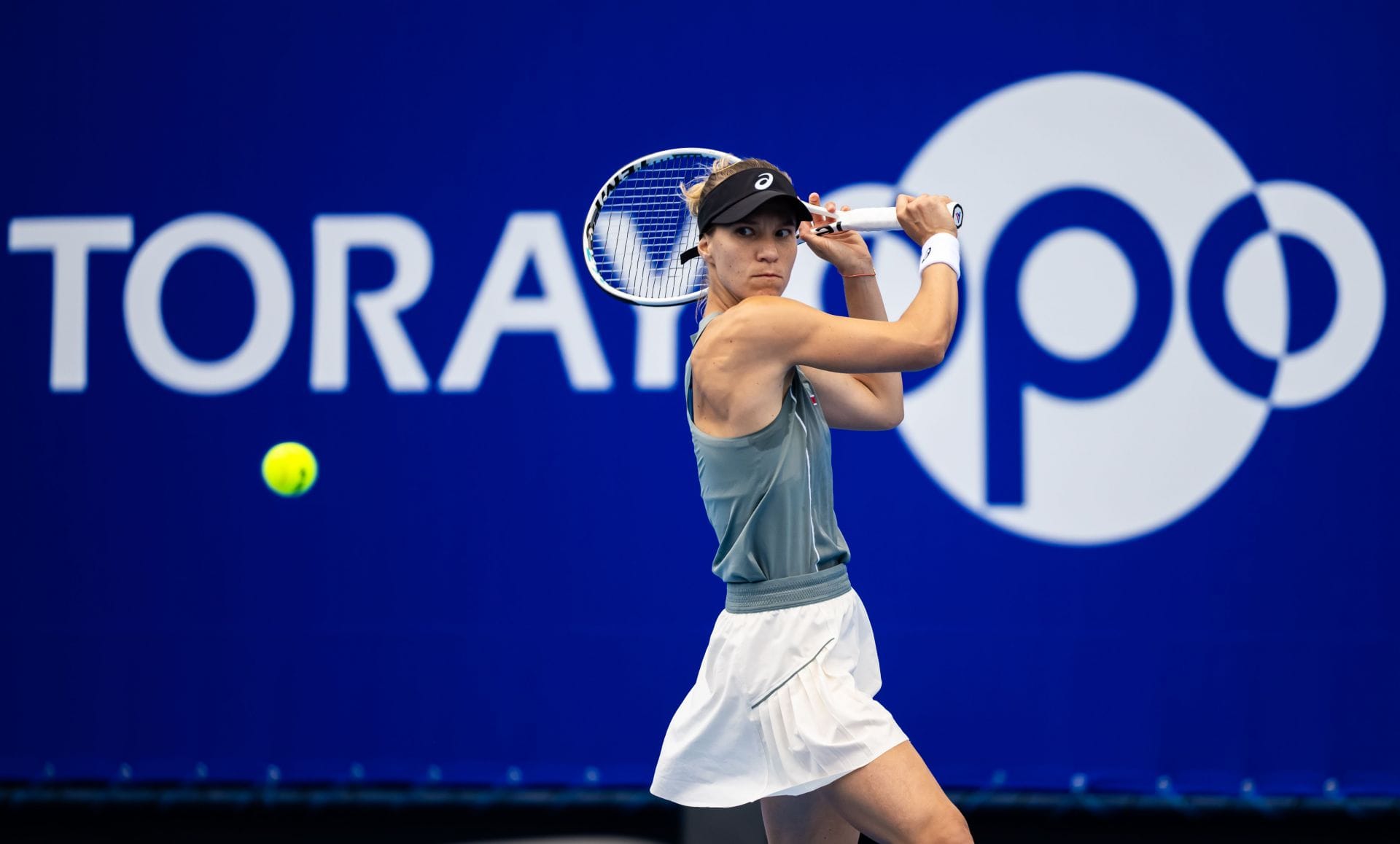 Viktorija Golubic da Suíça no Toray Pan Pacific Open em Tóquio, Japão. (Foto de Getty Images)