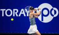 Viktorija Golubic da Suíça no Toray Pan Pacific Open em Tóquio, Japão. (Foto de Getty Images)
