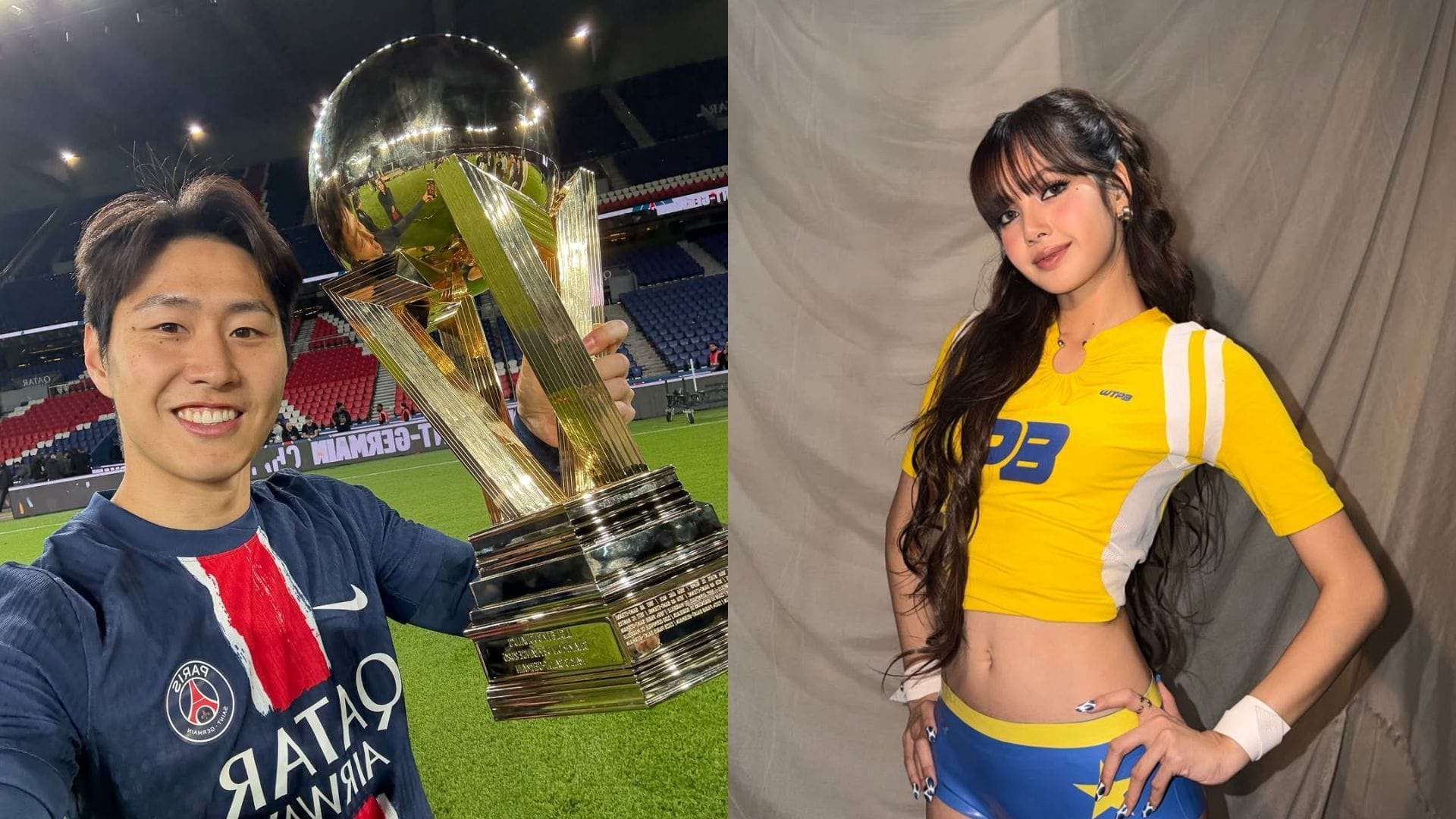 "So supportive"- Fans react after BLACKPINK's Lisa shares photo wearing South Korean PSG player Lee Kang-in's #19 jersey on Instagram story
