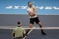 Tiafoe e Fritz no Charlotte Invitational 2025 (Fonte da imagem: Getty (