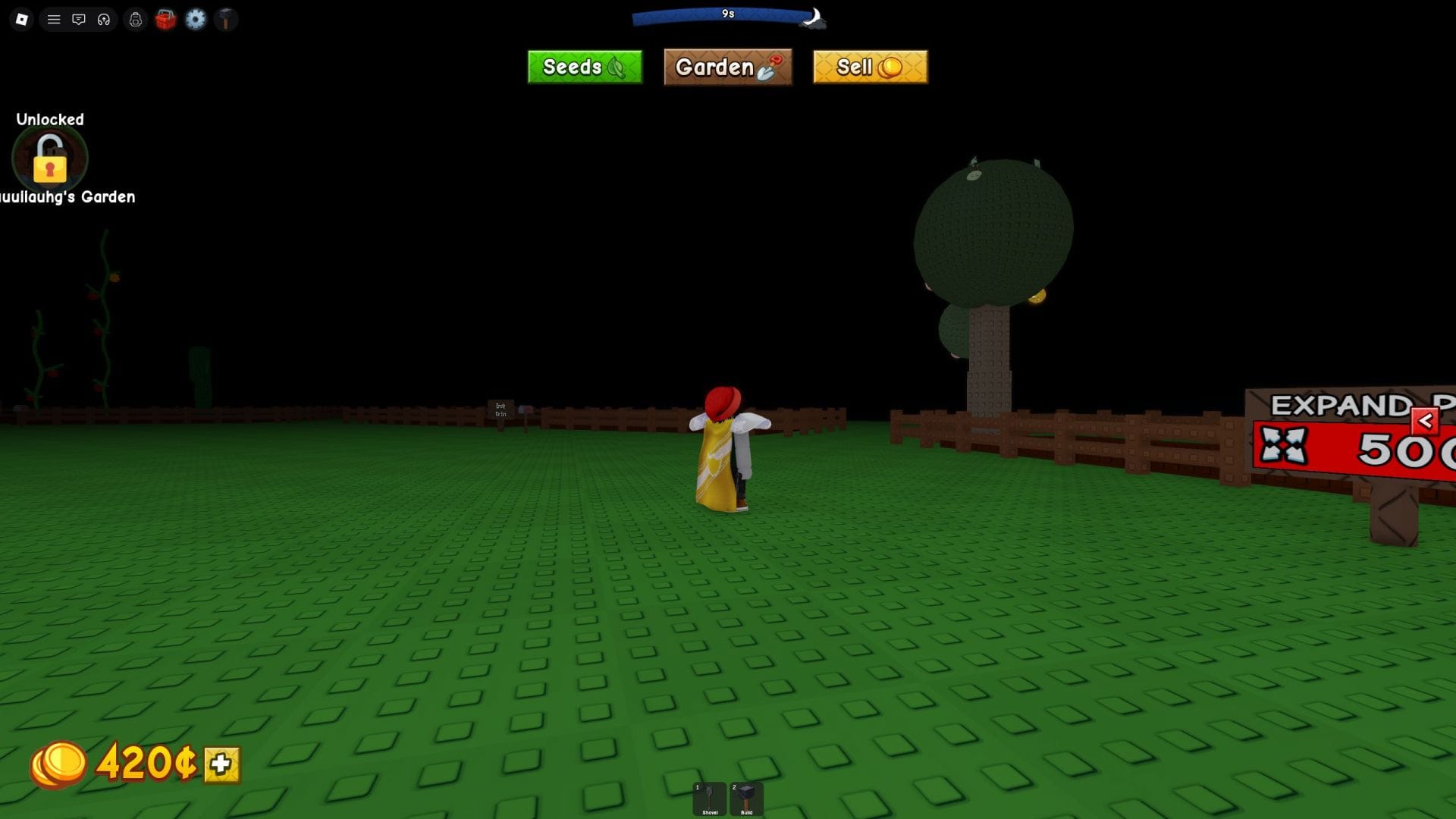 Certos tipos de clima ocorrem apenas à noite (imagem via Roblox)