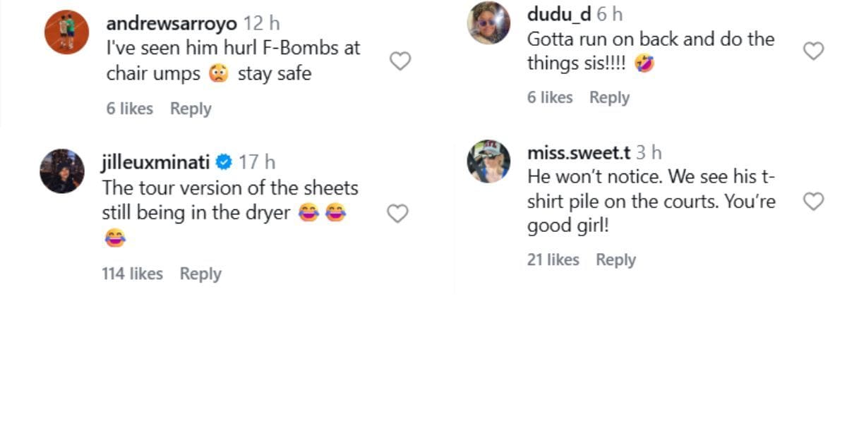Reações à postagem de Broomfield (Fonte: Instagram/ayan.broomfield)