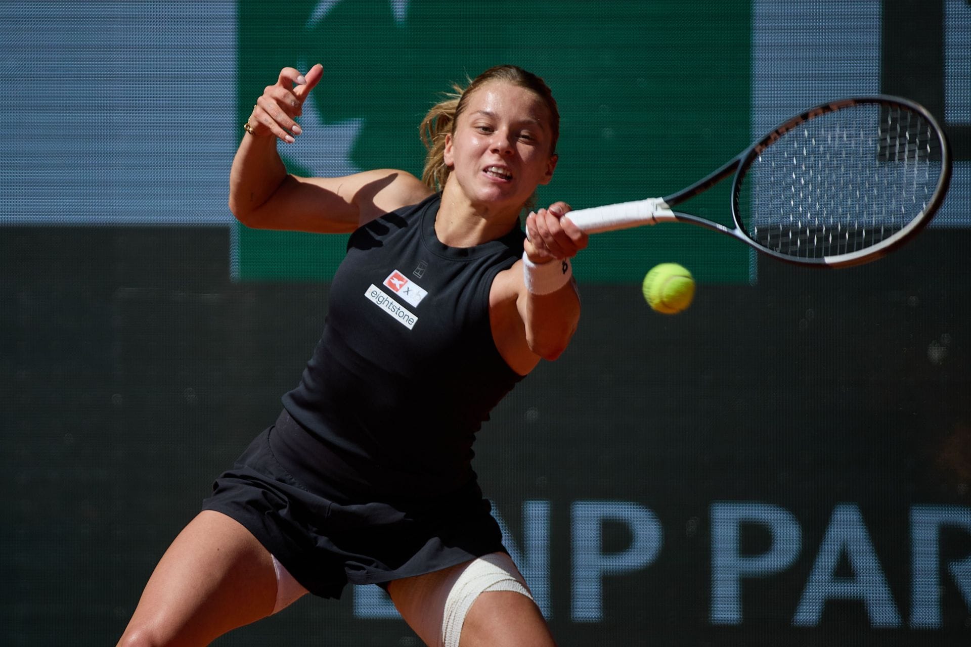 Maja Chwalinska of Poland at the 2026 French Open at Roland Garros in Paris, France. (Photo by Getty Images)