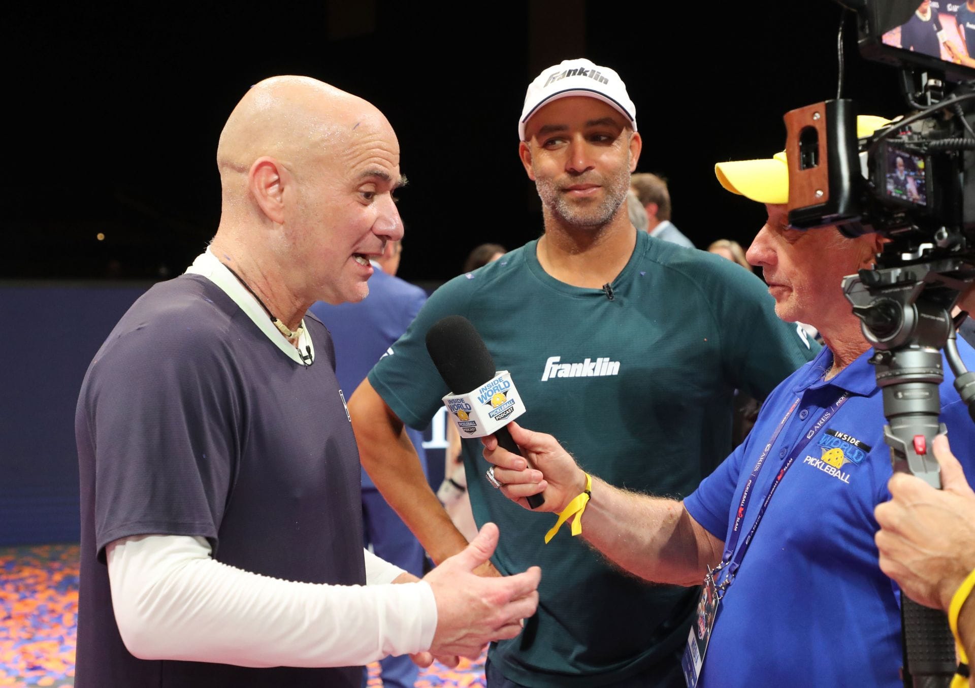 Andre Agassi at the Ares Pickleball Slam 4 in Hollywood, Florida. (Photo by Getty Images)