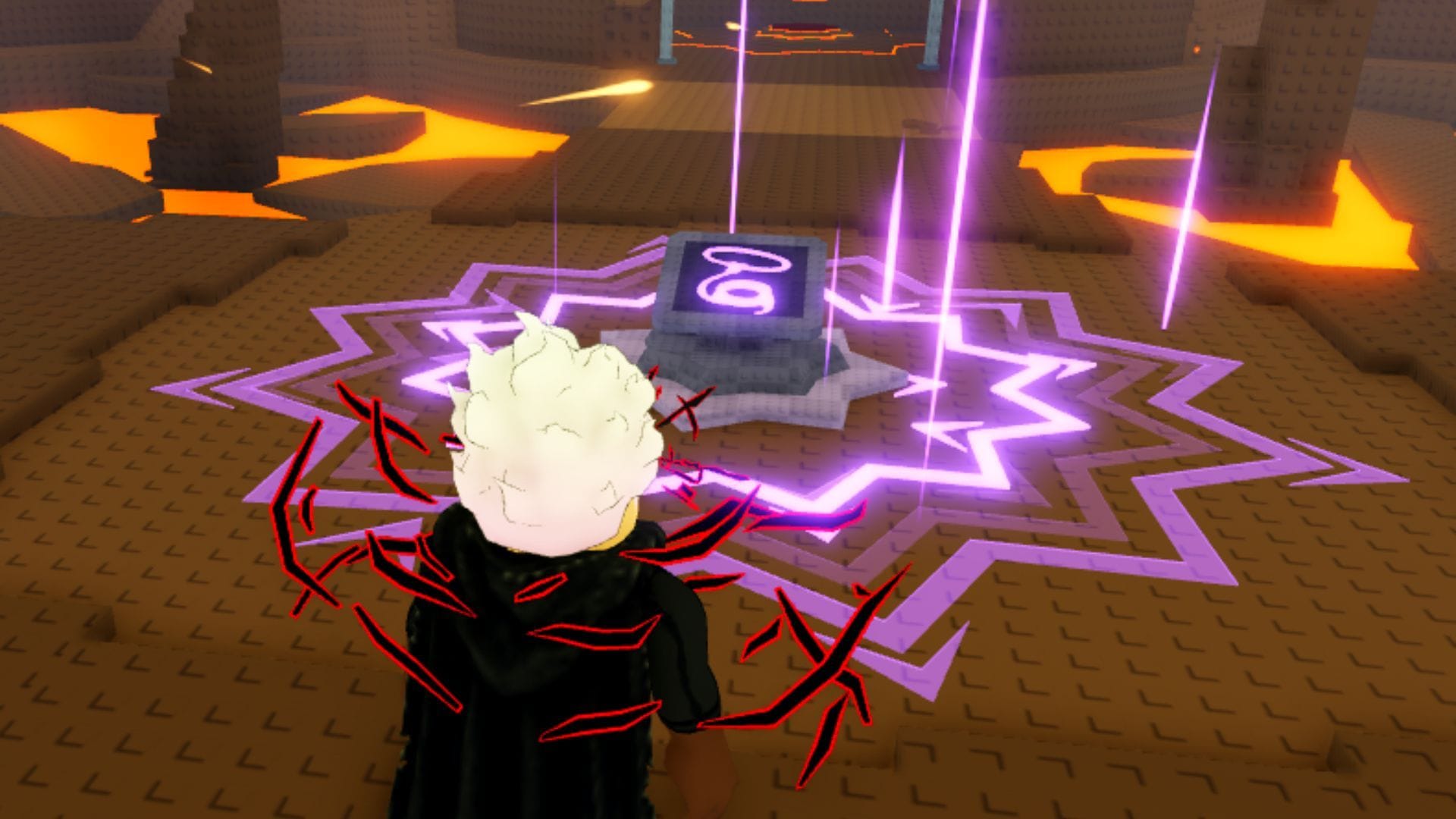 Uma mesa Enchant (imagem via Roblox)