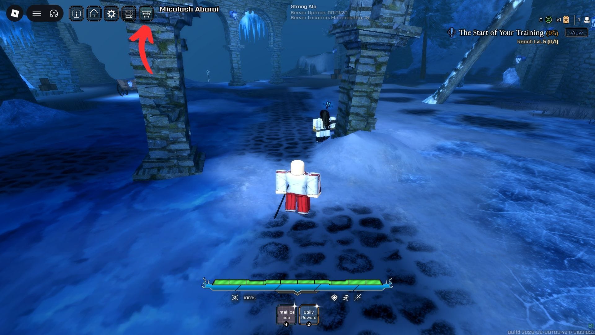 Como resgatar códigos em VV: Ultimatum (Imagem via Roblox || Sportskeeda)