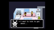 Ouça a conversa deles para progredir nesta rota (Imagem via Toby Fox | YouTube/@BonelessWalkthroughs)