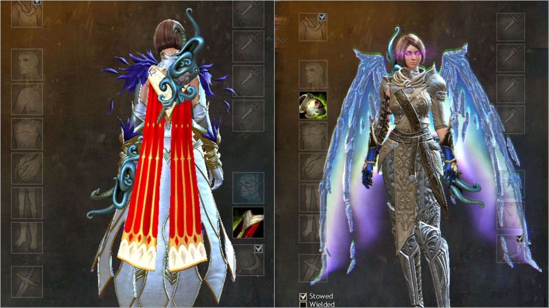 Guild Wars 2 Guild Warrior cape and shoulder skins showcase, and how to get