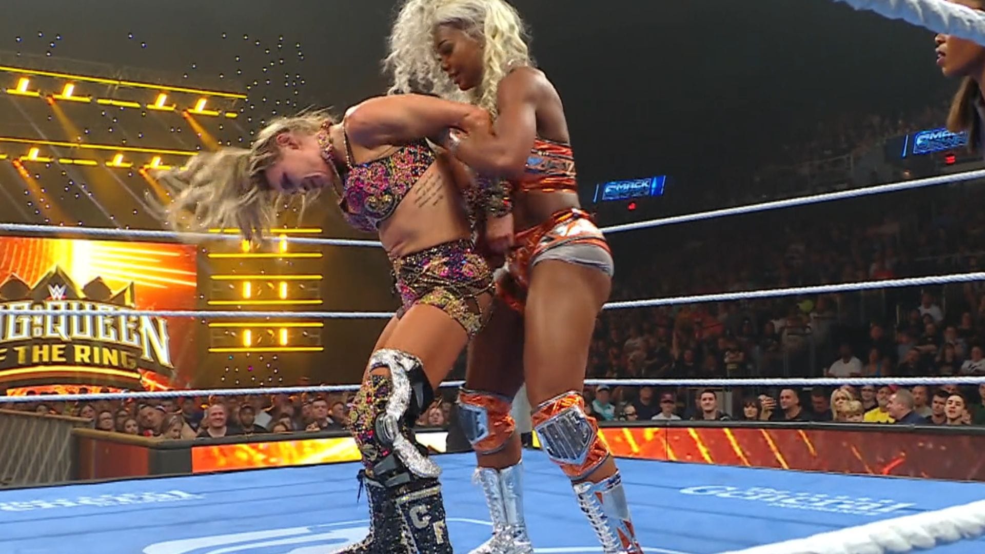 Charlotte Flair Caught On Camera In Unfortunate Moment In Jade Cargill's Wardrobe Mishap