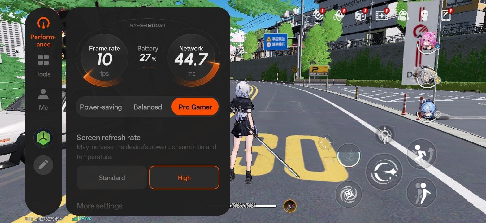 Pro Gamer mode does not necessarily make things better on the OnePlus N6 (Image via SK Tech || OnePlus)