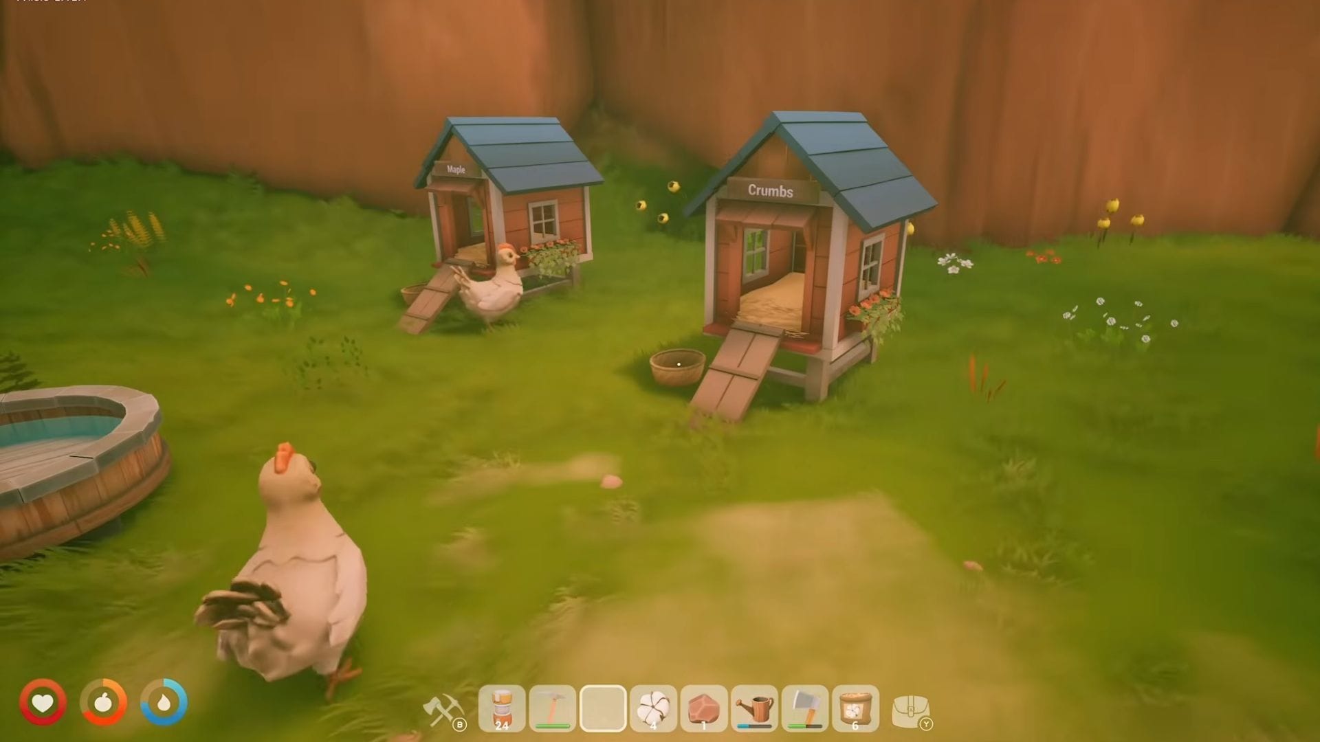 Frango domesticado (imagem via Cyberwave || YouTube/@deadmoney75gaming)