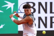 Ben Shelton dos Estados Unidos no Internazionali BNL D'Italia em Roma, Itália. (Foto de Getty Images)