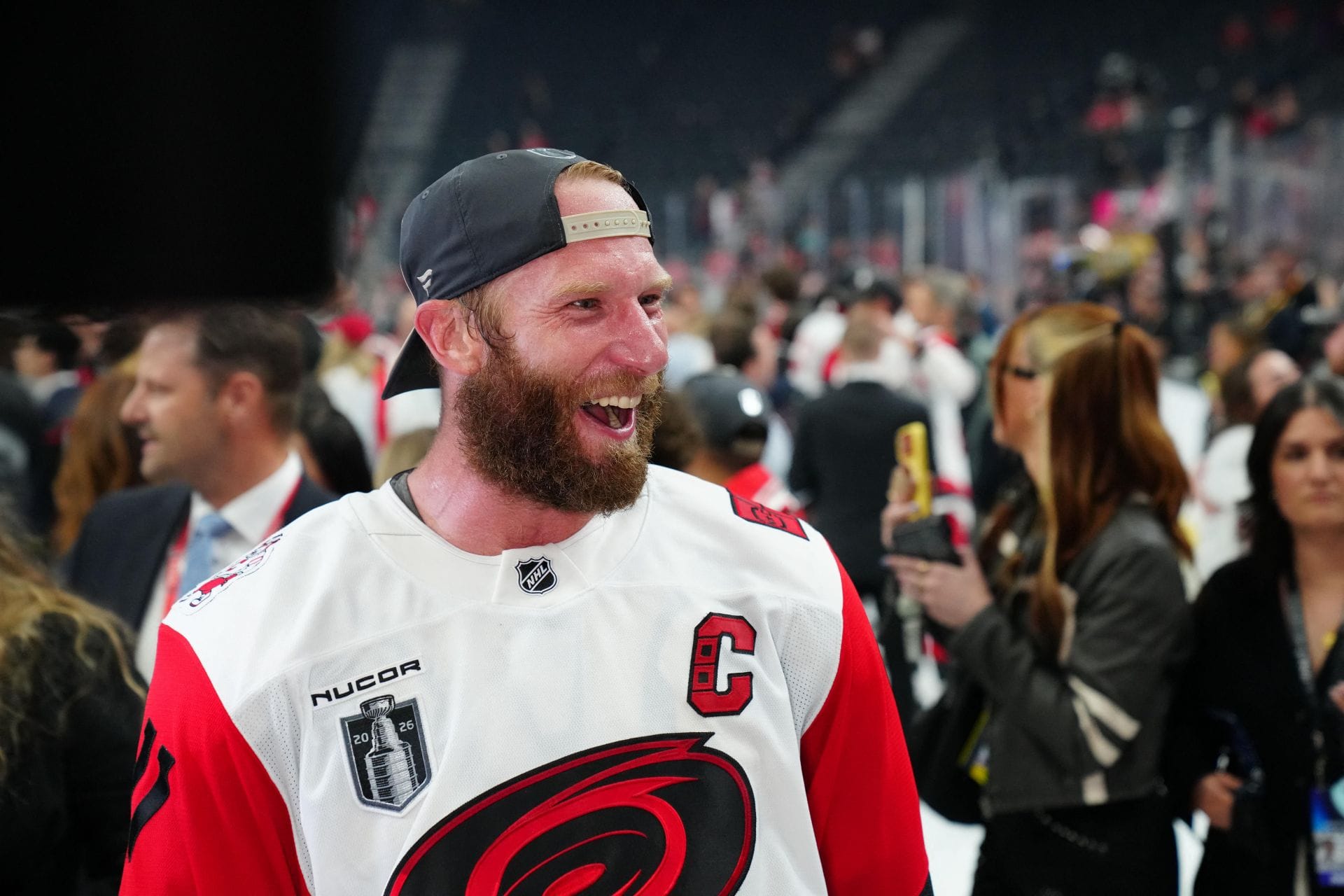 Conn Smythe winner Jordan Staal lays retirement rumors to bed during Canes Stanley Cup parade