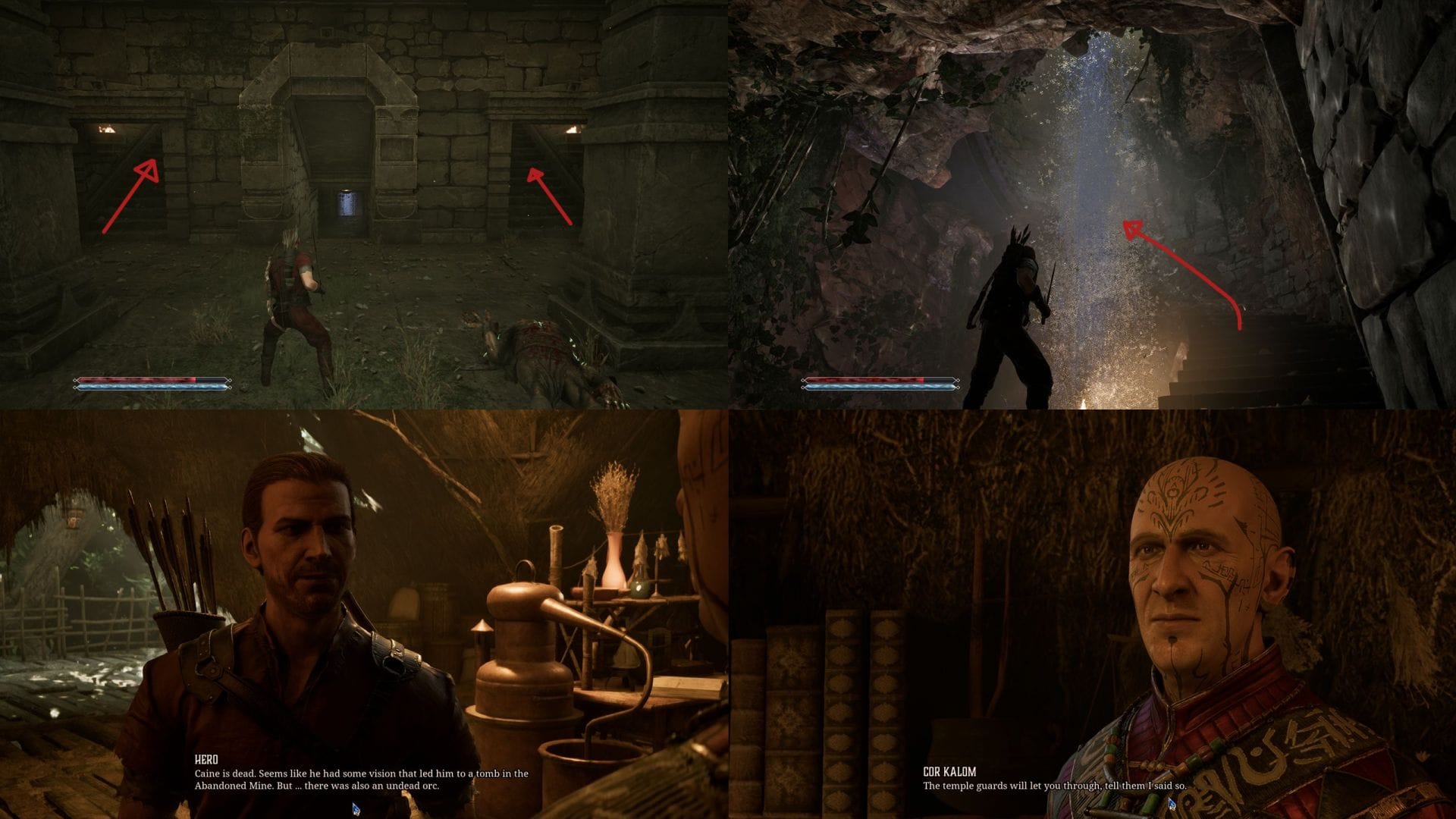 Exit the mine and return to the Swamp Camp (Image via Alkimia Interactive)