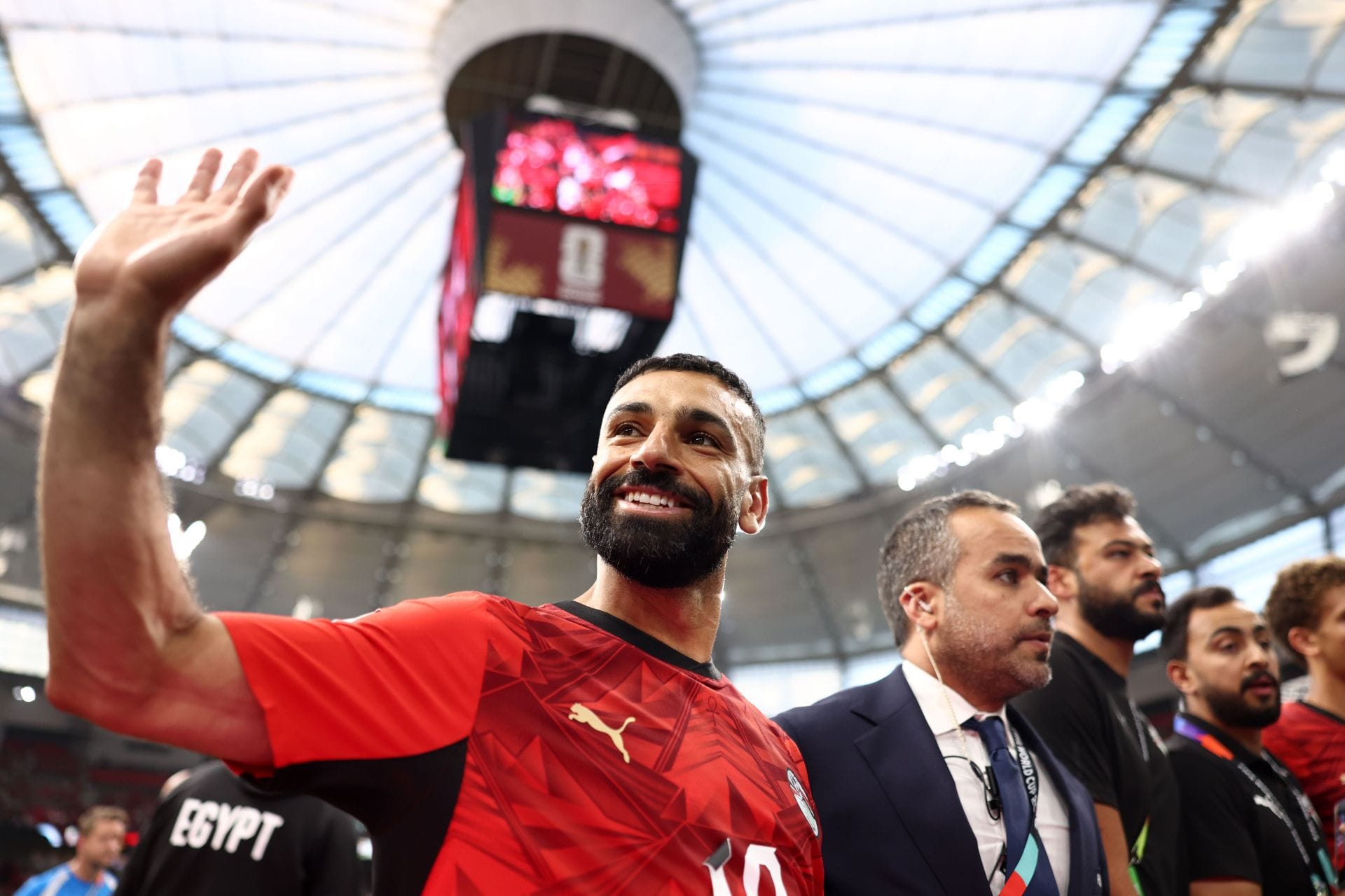 Mohamed Salah and Egypt players celebrate with fans after first-ever FIFA World Cup win; video goes viral 
