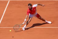 Stan Wawrinka em ação no Aberto da França de 2026 (Fonte: Getty)
