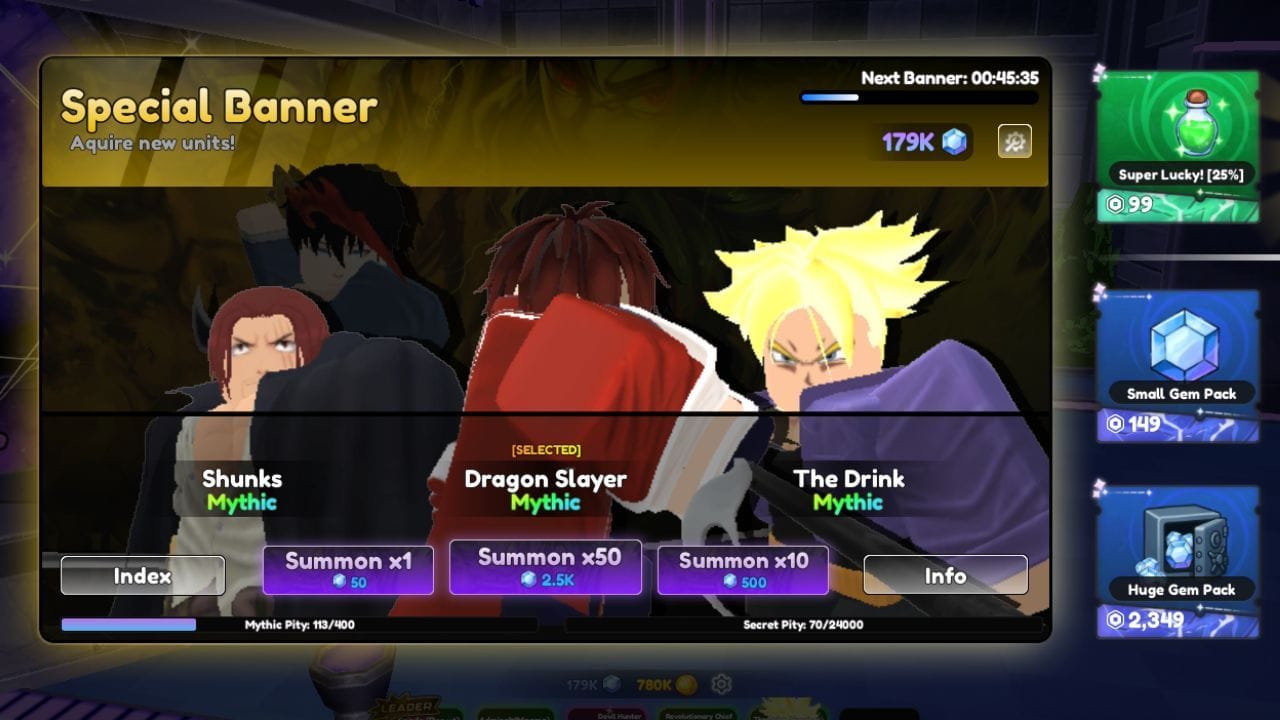 The Special Banner (Image via Roblox)