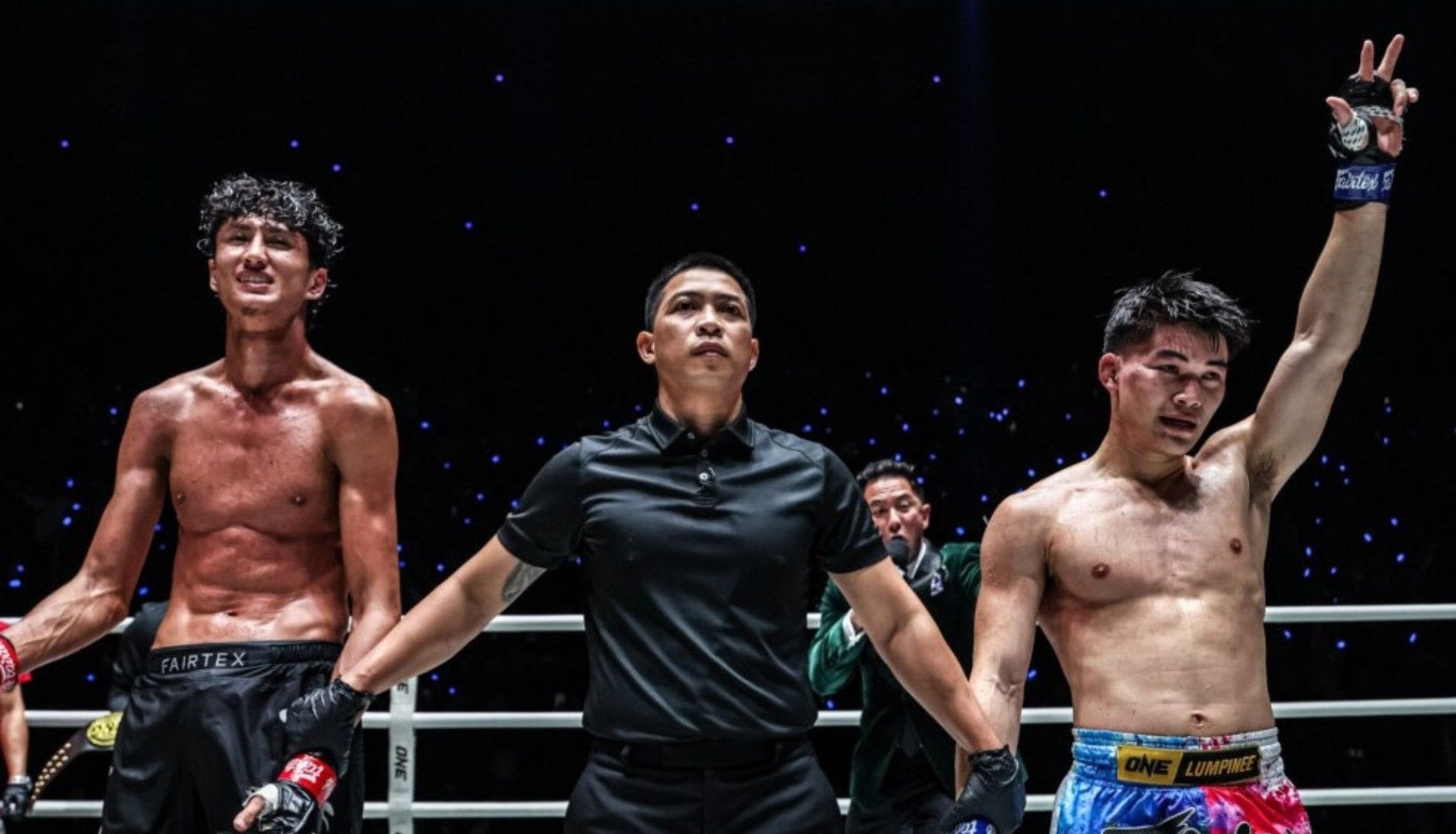 FREE FULL FIGHT: Rambolek dethrones 6-foot-4 Nabil Anane from bantamweight Muay Thai throne
